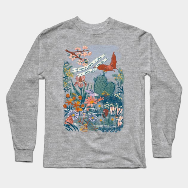 Flora & Fauna Long Sleeve T-Shirt by Nano Février